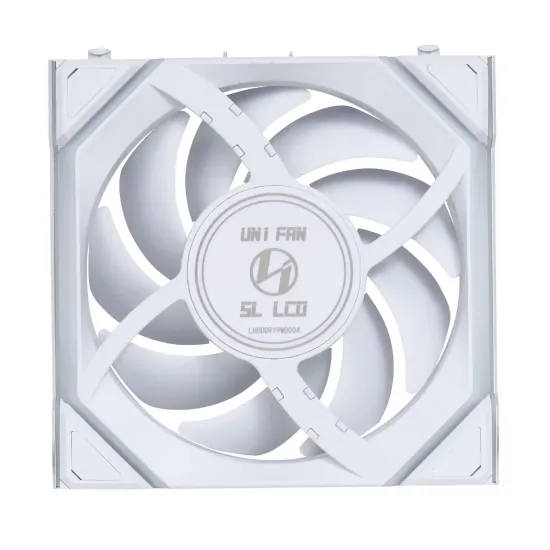 Вентилатори 3бр Lian Li UNI FAN SL Wireless LCD Reverse Blade ARGB PWM - 120 mm Бели