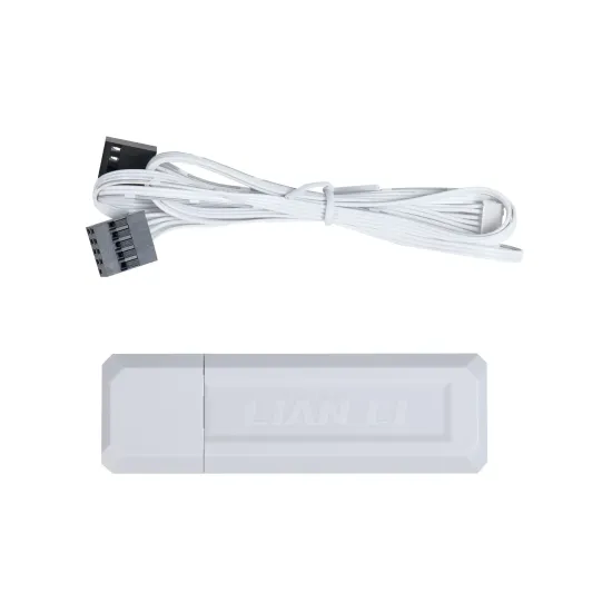 Вентилатори 3бр Lian Li UNI FAN SL Wireless LCD Reverse Blade ARGB PWM - 120 mm Бели