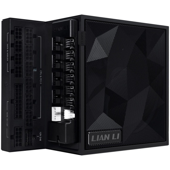 Захранващ блок Lian Li EDGE 1200W 80+ Gold PCIe 5.1, ATX 3.1 - Черно