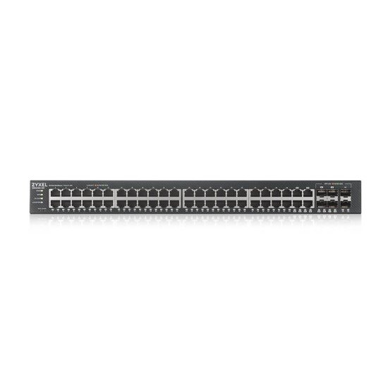 Switch ZyXEL GS-2220-50, 48-портов Layer2+, 44x Gb+ 4x Gbcombo (RJ45/SFP) + 2x Gb SFP, managed
