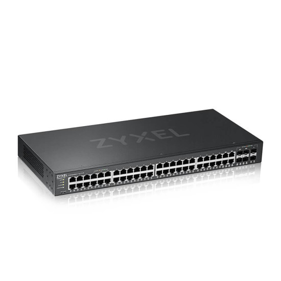 Switch ZyXEL GS-2220-50, 48-портов Layer2+, 44x Gb+ 4x Gbcombo (RJ45/SFP) + 2x Gb SFP, managed