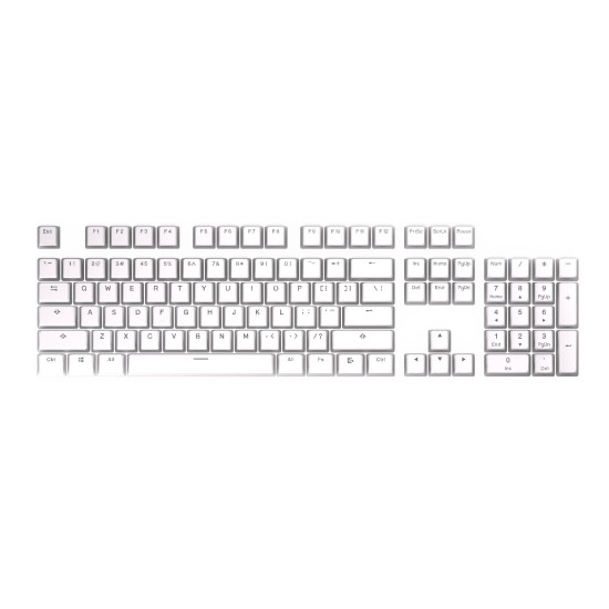 Keycaps ENDORFY - 124 pcs PBT - Onyx White