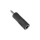 Hama Audio Adapter, 3.5 mm Jack Plug - 6.3 mm Jack Socket, Stereo