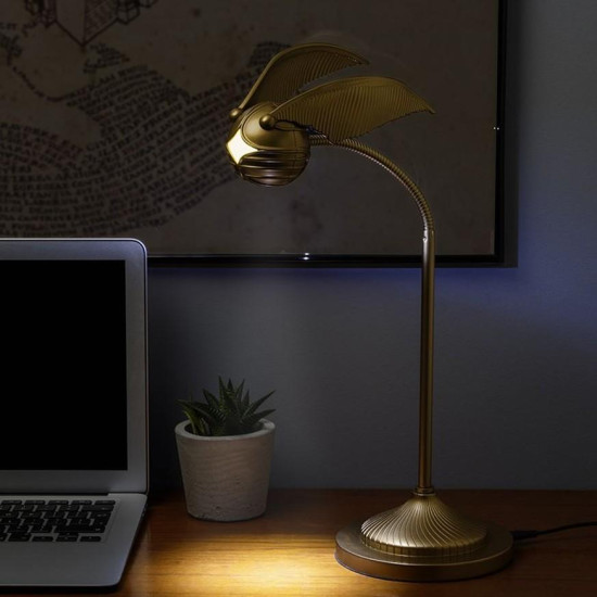 Лампа Paladone: Harry Potter - Golden Snitch Posable Desk Lamp, PP12796HP