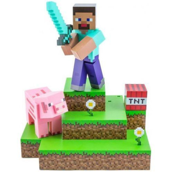 Paladone: Minecraft - Steve Diorama Light, PP9463MCF