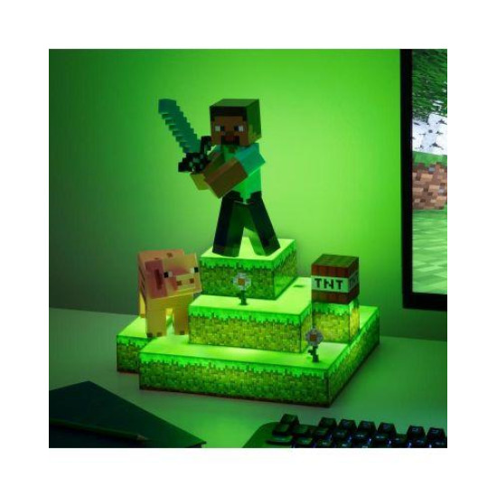 Paladone: Minecraft - Steve Diorama Light, PP9463MCF