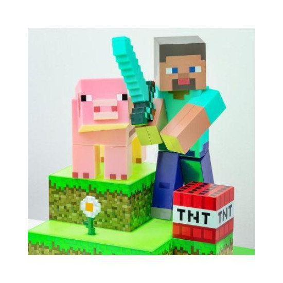 Paladone: Minecraft - Steve Diorama Light, PP9463MCF