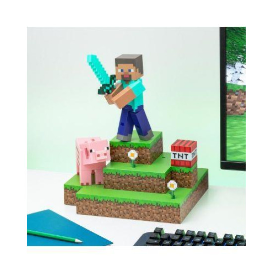 Paladone: Minecraft - Steve Diorama Light, PP9463MCF