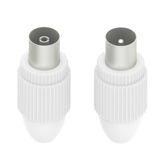 Hama Coax Set, Plug/Socket, Can Be Clamped