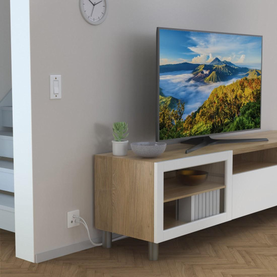 Hama Antenna Cable, Coax Plug - Coax Socket, 1.5 m, 90 dB