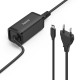 Hama Universal USB-C Notebook Power Supply Unit, GaN, Power Del. (PD), 5-20V/45W