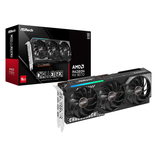 Graphic card ASROCK RADEON RX 9070 Challenger 16GB GDDR6