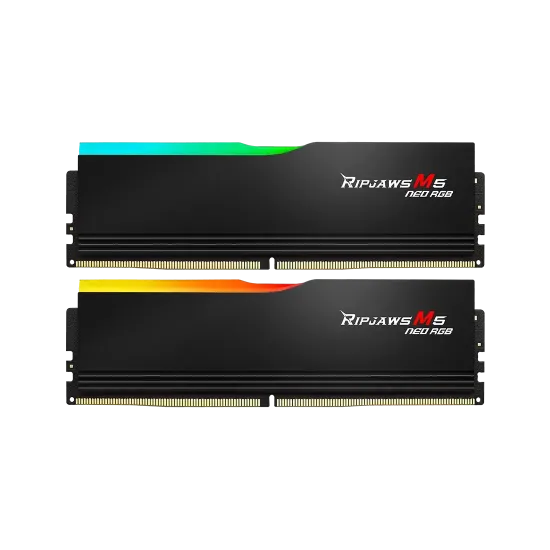 Memory G.SKILL Ripjaws M5 Neo RGB Black 64GB(2x32GB) DDR5-6000 - AMD EXPO