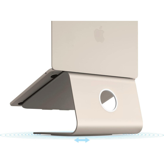 Laptop Stand Rain Design Rain Design mStand360 with Swivel Base - Starlight