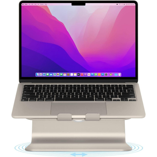 Laptop Stand Rain Design Rain Design mStand360 with Swivel Base - Starlight