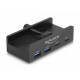 Delock External USB 5 Gbps 4 Port Hub 2 x USB Type-A and 2 x USB Type-C™ with Locking Screw