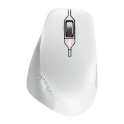CHERRY Stream ergonomic silent mouse Comfort, 6 buttons, 4000dpi, white