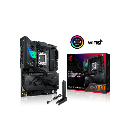 Дънна платка ASUS ROG STRIX X870-F GAMING WIFI AM5 DDR5