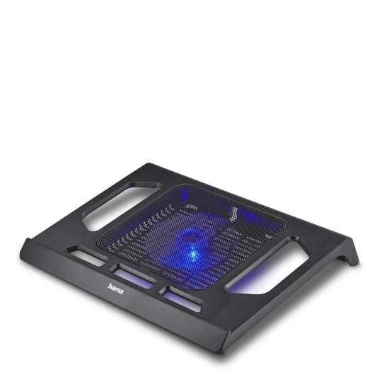 Hama охлаждаща поставка за лаптоп Black Edition с вентилатор, USB