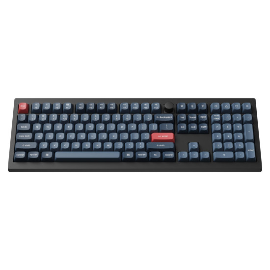Механична клавиатура Keychron V6 MAX QMK Carbon Black - Wireless, Full-Size