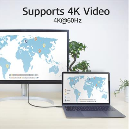 ACT Cable USB-C - USB-C, 0.5 m / USB4, 20Gbps, 240W