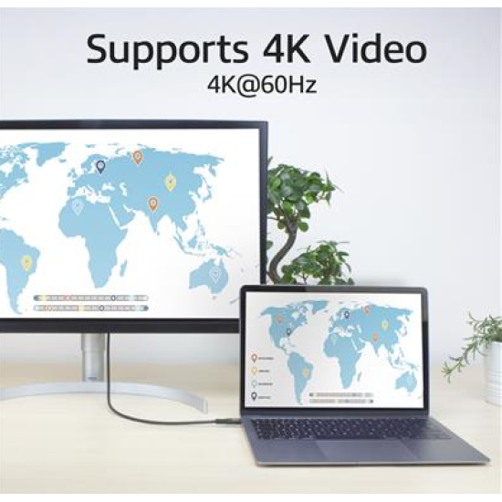 ACT Cable USB-C - USB-C, 1 m / USB4, 20Gbps, 240W