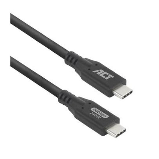 ACT Cable USB-C - USB-C, 2 m / USB4, 20Gbps, 240W