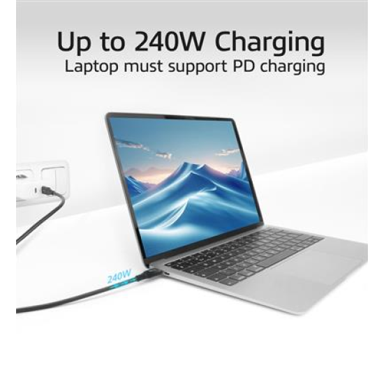 ACT Cable USB-C - USB-C, 2 m / USB4, 20Gbps, 240W