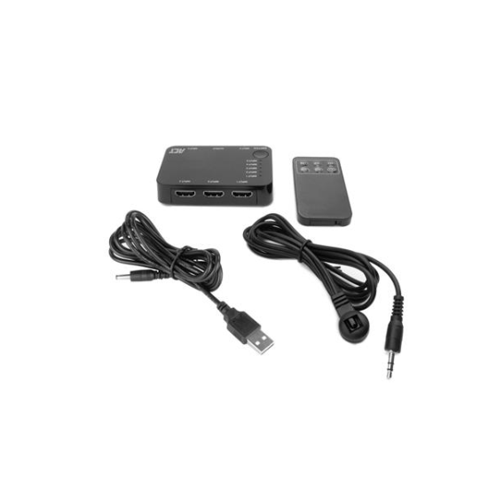 5x 1 HDMI switch, 3D and 4K support, 60Hz