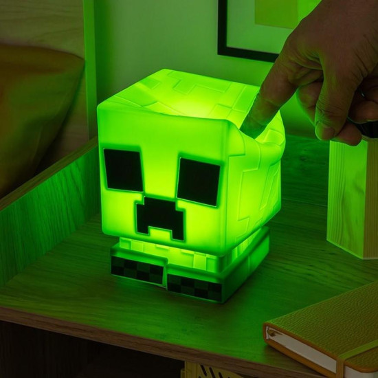 Paladone: Minecraft - Creeper SquishyGlo Silicone Light Rechargeable, PP14710MCF
