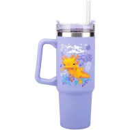 Mug Paladone: Minecraft - Purple 900ml Multiway Travel Cup Straw,  PP14948MCF