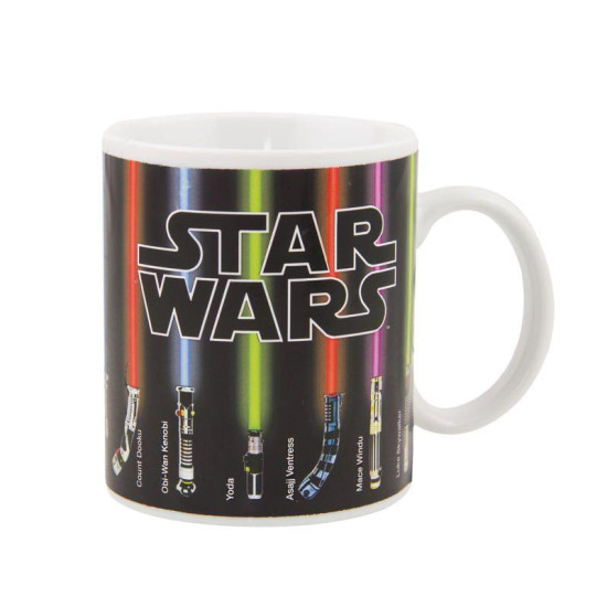 Чаша Paladone: Star Wars - Lightsaber Heat Change Mug DV (300ml), PP3699SWV3