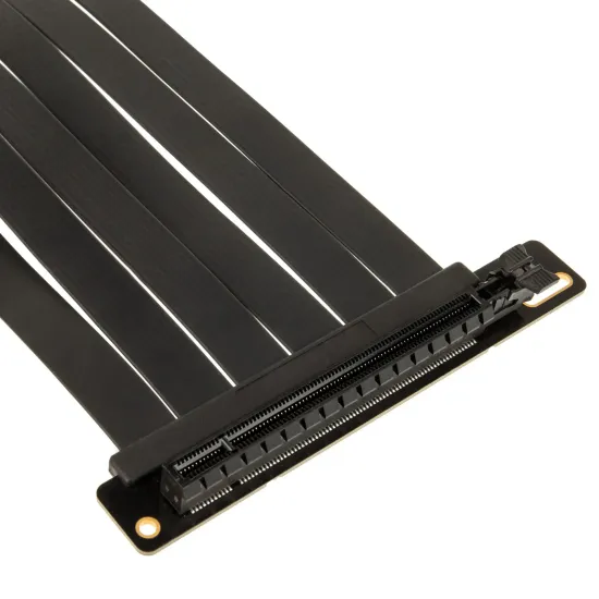 Kolink PCIe 5.0 Riser Cable, 90 degrees, x16 - black, 300mm