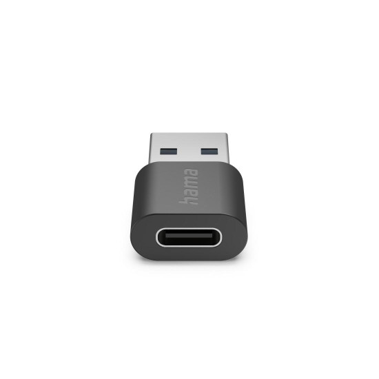 Hama USB Adapter, USB-A Plug – USB-C Socket, USB 3.2 Gen 1, 5 Gbit/s