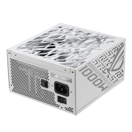 Power Supply ASUS ROG STRIX 1000W White Edition, 80+ Platinum PCIe 5.1, Fully Modular