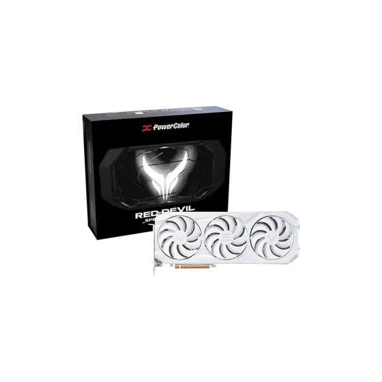 Graphic card PowerColor Radeon RX 9070 XT Red Devil Spectral White 16GB GDDR6