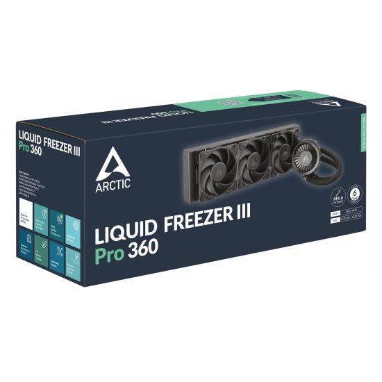 Охладител за процесор Arctic Liquid Freezer III Pro 360 - Black