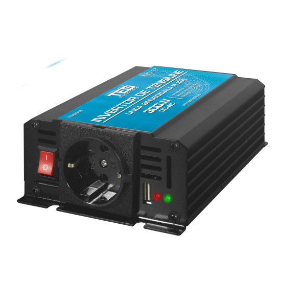 Inverter 12/220 V  DC/AC 300/600W Pure Sine Wave TED000408  TED ELECTRIC