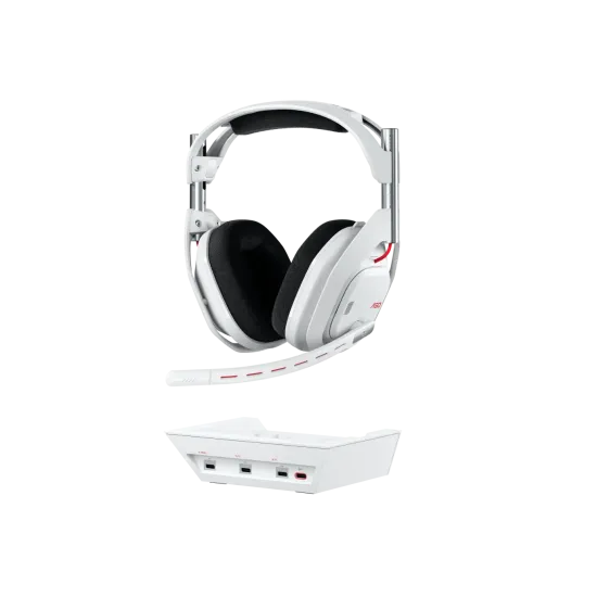 Logitech Astro A50 Lightspeed wireless headphones with dock, White