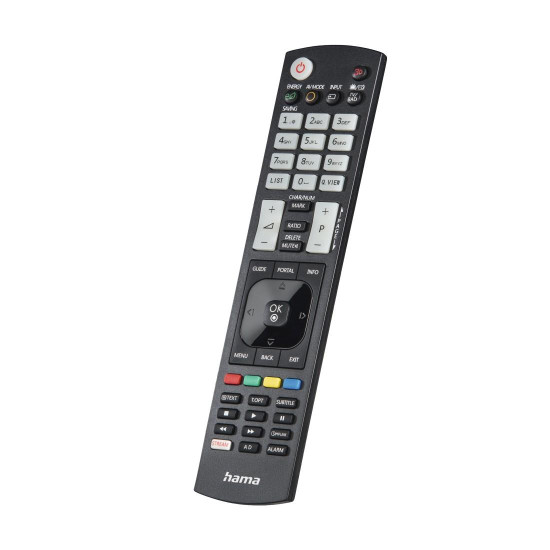 Hama Universal Remote Control for LG TVs, IR, Teachable, Illuminating Buttons