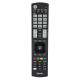 Hama Universal Remote Control for LG TVs, IR, Teachable, Illuminating Buttons