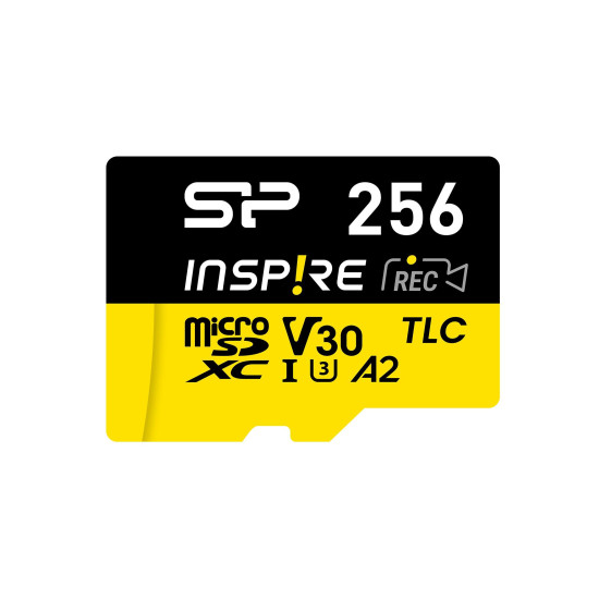 Memory card Silicon Power Inspire 256GB, microSDXC, Class 10, SD Adapter