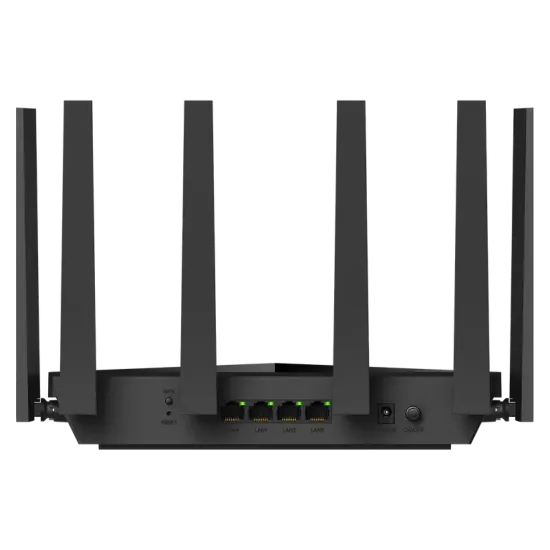 Безжичен рутер Cudy BE11000 Tri Band Wi-Fi 7, 4x2.5Gbps порт, 6x5dBi антени
