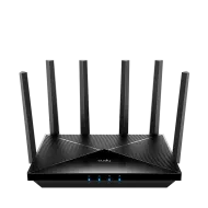 Безжичен рутер Cudy BE6500 двубандов Wi-Fi 7, 1x2.5Gbps WAN порт,4x10/100/1000, 6x5dBi антени