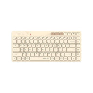 A4tech FBK26C AS Cafe Latte Fstyler wireless mini silent keyboard, Multi-mode, Cyrillic
