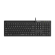 A4tech Fstyler FX72 Wired keyboard, low profile, scissor technology, Cyrillic, black