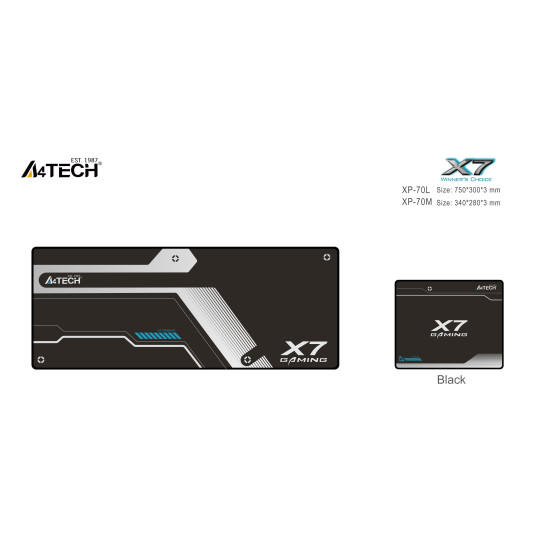 A4Tech X6 Gaming Mouse Pad XP-70L, size, 750 x 300 x 3mm