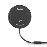 HAMA Безжично зарядно устройство Qi2, 15 W, черно, за Apple