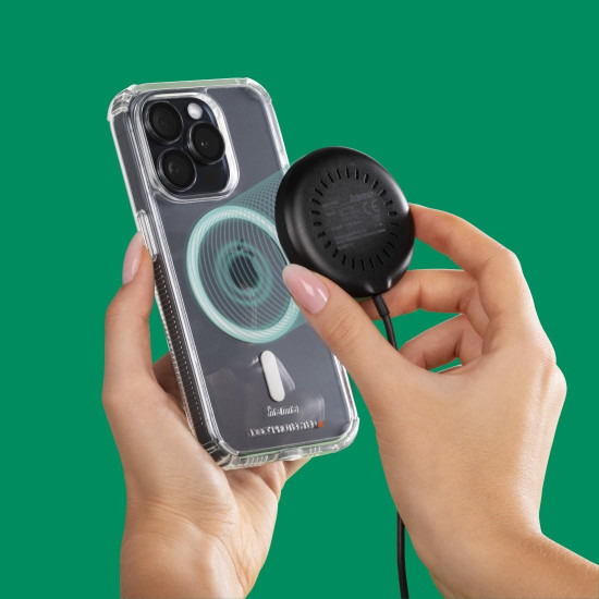 Hama Wireless Qi2 Charger, Inductive Charging Pad, Fast Charging, 15 W, black