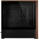 Case Lian-Li LANCOOL 217 Mid-Tower, Tempered Glass, Wood-Black